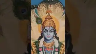A life size #custom #handmade #painting of Shree #Vishnu #devotional #art #commissionedart #artwork