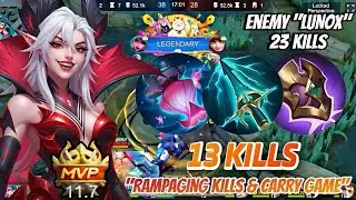 ALICE 13Kills CARRY🤯RIP Lunox,Lolitha😳@mlbbindonesia4754 @mlbbcis @MobileLegendsCinema @MLBBLATAM 