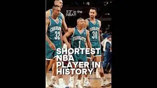 Muggsy Bogues: The Shortest NBA Player in History! 😱🏀 #shorts #basketball #history