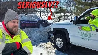Employee Destroyed Snow Plow, How Does This Happen