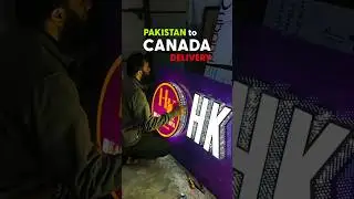 3D Business Sign for a Shop in Canada