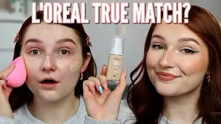 L'OREAL TRUE MATCH FOUNDATION FIRST IMPRESSION AND REVIEW!
