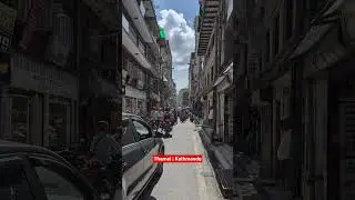 Busy streets of Thamel 🏍️🚗🇳🇵 #Nepal #Kathmandu #traveling