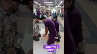 performing CPR|BLS 2025  #aiimsbilaspur #mbbsmotivation #neetmotivation