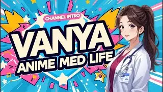 🎬 First Video! Anime + Med Student Chaos = Vanya Anime Med Life
