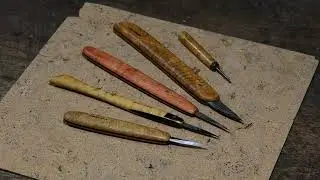 How to make a violin maker's knife handle - Come realizzare un manico per coltello da liutaio.
