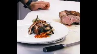 Live Cooking im Ritzi - Vierter Gang: Gebratener Lammr&uuml;cken | Ritzi Restaurant Stuttgart
