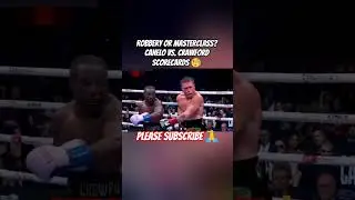 Robbery or Masterclass? Canelo vs. Crawford Scorecards 🧐 #boxing #canelo #crawford #shorts #boxer
