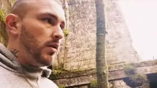 Exploring Mugdock Castle, Scotland, inside the abandoned castle