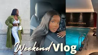 WEEKEND Vlog - FASHION WEEK EVENT, SPA DAY, ROAD TRIP W/ BAE