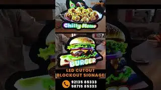 LED Cutout Blockout Signage Outdoor Advertising | Slim Signage