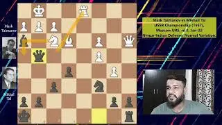Taimanov vs. Tal, 1957 &ndash; Masterpiece of the Magician from Riga | USSR Chess Championship