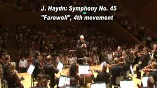 Concerto Classic Wien: Joseph Haydn, Abschieds-Symphonie Nr. 45, 4. Satz 