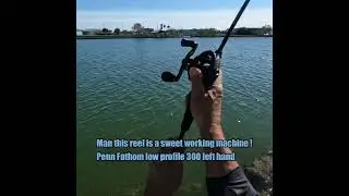 PENN FATHOM 300 LOW PROFILE ON THE WATER TESTING ! #kayak_saltwater_fishing