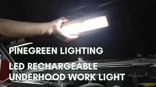 Pinegreen Lighting LED Rechargeable Underhood Work Light  2400 Lumens 2 Light Heads Model# CL-RUH-24