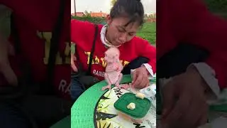 Tiny Baby Monkey Tries Orange for the First Time 🍊🐒 | Sweet Feeding Moment