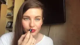 Моя коллекция помад. Часть 2. Красные помады.Oriflame, Летуль, Seventeen, BeYu, Nouba.