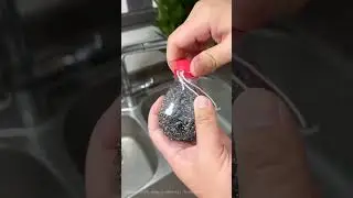 Plastic cola cap and steel wool are a good idea