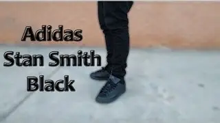 Adidas Stan Smith Black (ON FEET)