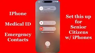 iPhone Emergency SOS on Senior Citizens phone - Help them get Emergency Help