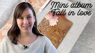 SCRAPBOOKING Mini album Fall in love