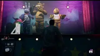 My first DBD custom match on the new Freddy Fazbear Pizza map as survivor/exploring & new mori