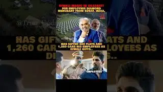 400 Flats, 1,260 Cars As Diwali Gift!#savjidholakia #surat #diamondindustry #diwalibonus #diwali2025