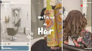 Watch me do hair #silkpress #longisland #naturalhair 