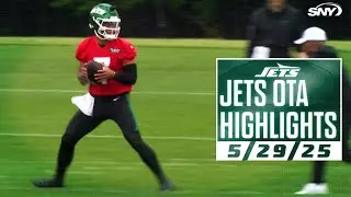Jets OTA Highlights | Justin Fields, Garrett Wilson, Armand Membou | 5/29/25