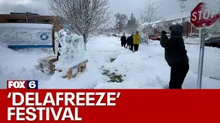 Delafield 'DelaFREEZE' festival after winter storm | FOX6 News Milwaukee
