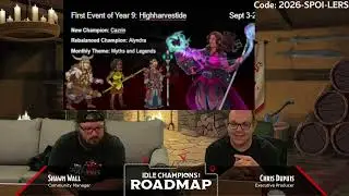 2025 Idle Champions Roadmap
