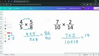 Multiplying Fractions - Fractions Operations