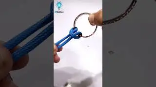 The  Easiest Way to Tie a Loop in a String - You Can Do It Too! #shorts #diy #craft #ideas #foryou