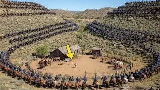 He Gave Water to a wounded Giant Apache Woman, Next Morning, 400 Warriors Surrounded His Ranch