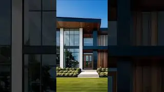 Contemporary House exterior Design. Cozy & Peaceful 🌱🌿