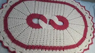 Tapete Elos(tapete aliança) #tapeteelos #tapetedecrocheeconomico