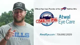 Buffalo Bill's Ryan Van De Mark for Atwal Eye Care