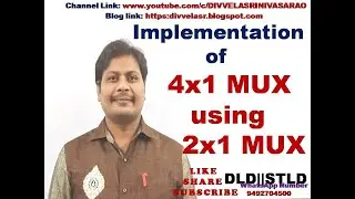 4X1 MUX using 2X1 MUX || 4*1 Multiplexer using 2*1 Multiplexer | 4x1 mux using 2x1 mux | DLD || STLD