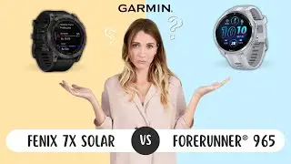 Garmin Fenix ​​7X Sapphire Solar против Garmin Forerunner® 965 | 5-минутный технический обзор