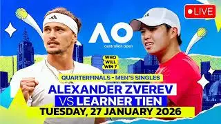 Alexander Zverev VS Learner Tien | Australian Open Quarter Final Match Prediction 