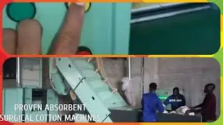 Innovative Absorbent surgical cotton roll making plant7708923666