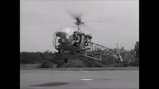 US Army Bell H-13 Sioux pilot training