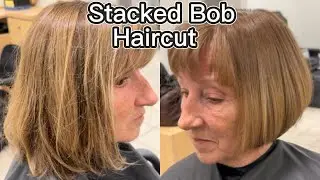 Stacked Bob Haircut 🥰🥰