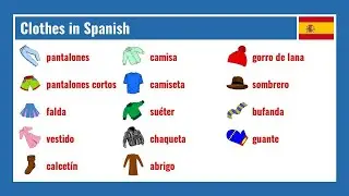Clothes in Spanish