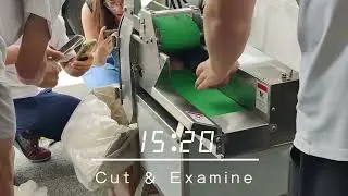 Leafy Veg Cutting Machine-Coconut Flesh Splitting-Shengtian Machinery