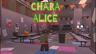 Chara Alice Skin Gameplay (server restarts in middle of the game) | FPE:S Halloween update Showcase