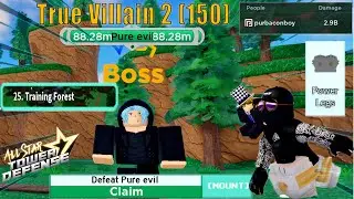 Beating the New Story Map Training Forest (World 2) | New Mount | Roblox All Star Tower Defense