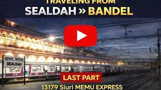 Sealdah to Bandel standing at the train door Last part 13179 siuri express 