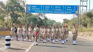 Guard of honour parade #DHSG University Sagar#Ncc 