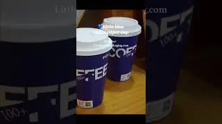 💙Hot stamping coffee & milk tea paper cup#papercup #coffee #packaging #packagingfactory #coffeecup